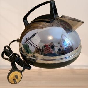 FUNKY Retro Stainless Steel Electric Tea Kettle